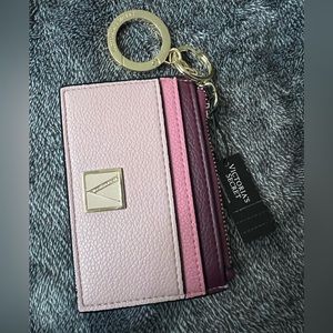 Victoria’s Secret card case with keychain NWT